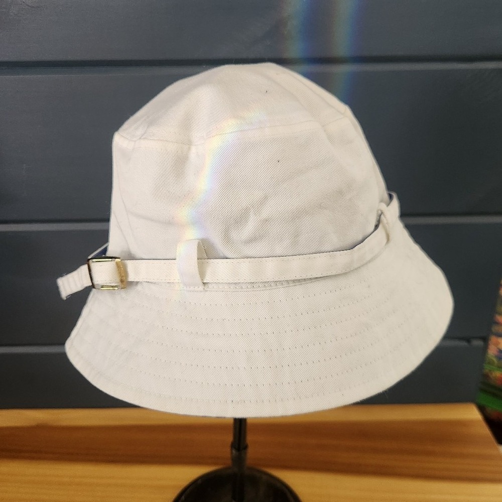 100% Cotton White Bucket Hat